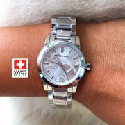  Shop Authentic Burberry The City Silver Dial Silver Steel Strap Watch for Women - BU9200 - Luxxuri