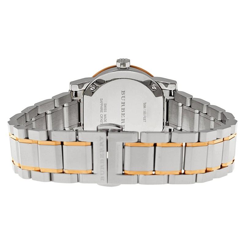  Shop Authentic Burberry The City Silver Dial Two Tone Steel Strap Watch for Women - BU9214 - Luxxuri