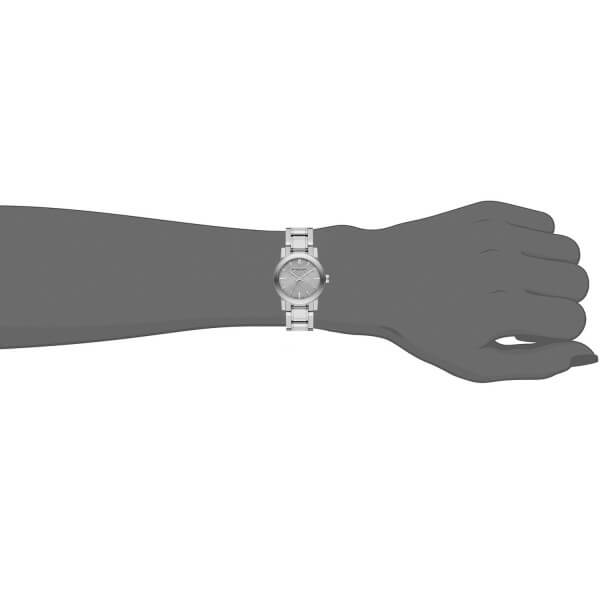  Shop Authentic Burberry The City Diamonds Silver Dial Silver Steel Strap Watch for Women - BU9229 - Luxxuri