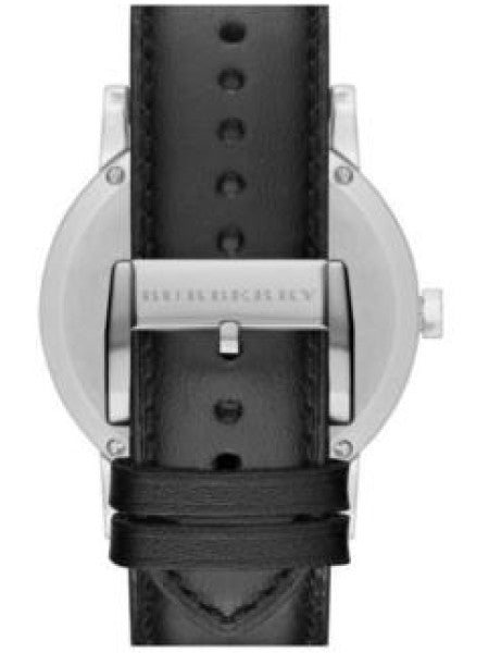  Shop Authentic Burberry The City Chronograph White Dial Black Leather Strap Watch for Men - BU9355 - Luxxuri
