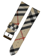  Shop Authentic Burberry The City Nova White Dial Checked Brown Leather Strap Watch for Men - BU9357 - Luxxuri