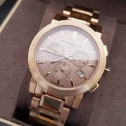  Shop Authentic Burberry The City Gold Dial Gold Steel Strap Watch for Women - BU9753 - Luxxuri