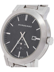  Shop Authentic Burberry The City Black Dial Silver Steel Strap Watch for Men - BU9901 - Luxxuri