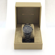  Shop Authentic Burberry The City Black Dial Black Steel Strap Watch for Men - BU9902 - Luxxuri