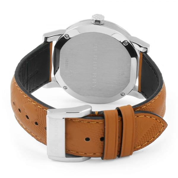 Shop Authentic Burberry The City Black Dial Brown Leather Strap Watch for Men - BU9905 - Luxxuri