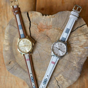  Shop Authentic Burberry The Classic Guilloche Silver Dial Grey Leather Strap Watch for Women - BU10113 - Luxxuri