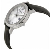  Shop Authentic Burberry The City White Dial Black Leather Strap Watch for Women - BU9206 - Luxxuri