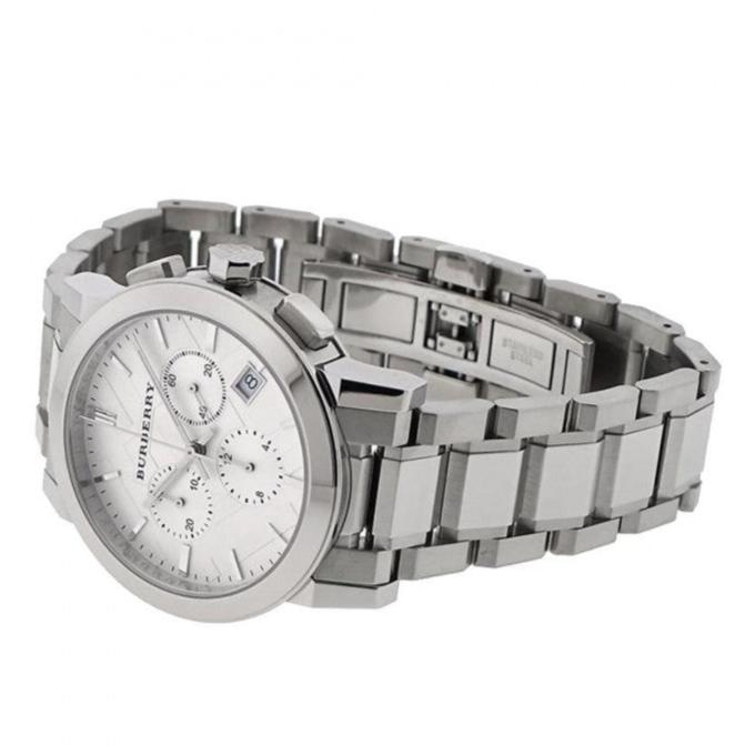  Shop Authentic Burberry The City White Dial Silver Steel Strap Watch for Men - BU9750 - Luxxuri