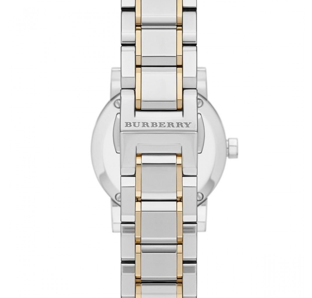  Shop Authentic Burberry The City Silver Dial Two Tone Steel Strap Watch for Women - BU9217 - Luxxuri
