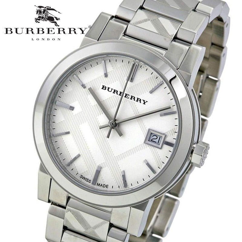  Shop Authentic Burberry The City White Dial Silver Steel Strap Watch for Women - BU9144 - Luxxuri