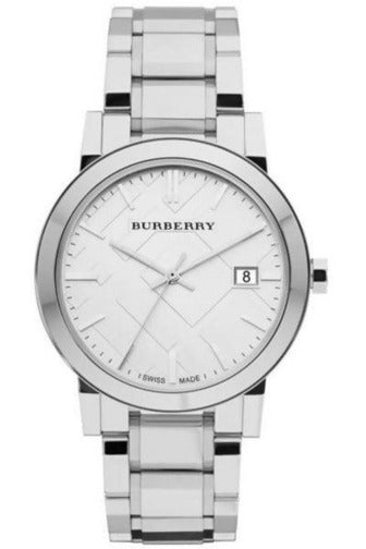  Shop Authentic Burberry The City White Dial Silver Steel Strap Watch for Women - BU9100 - Luxxuri