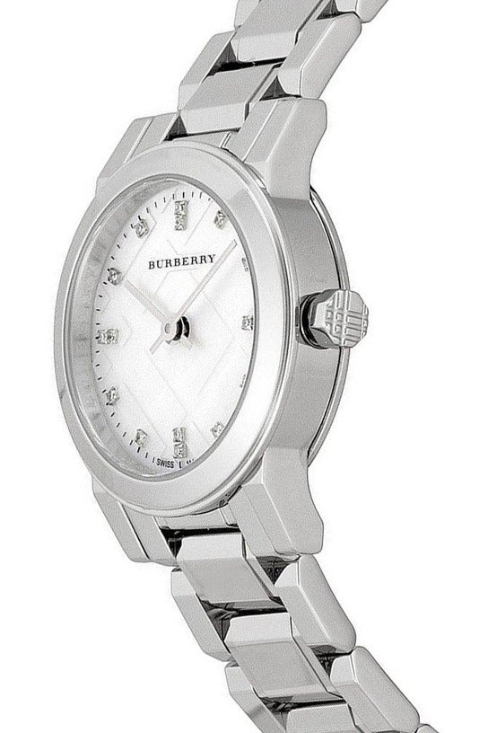  Shop Authentic Burberry The City Silver Dial Silver Steel Strap Watch for Women - BU9213 - Luxxuri