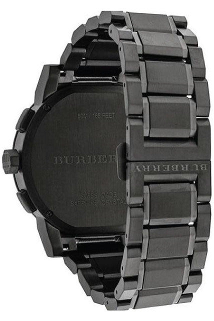  Shop Authentic Burberry The City Navy Blue Dial Black Steel Strap Watch for Men - BU9365 - Luxxuri