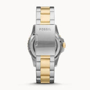  Shop Authentic Fossil FB-01 Automatic Skeleton Blue Dial Two Tone Steel Strap Watch for Men - ME3191 - Luxxuri