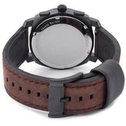  Shop Authentic Fossil Forrester Chronograph White Dial Brown Leather Strap Watch for Men - FS5696 - Luxxuri