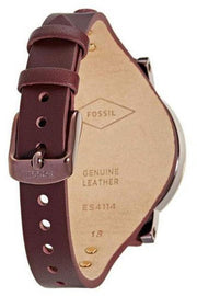  Shop Authentic Fossil Original Boyfriend Sport Chronograph Maroon Dial Maroon Leather Strap Watch for Women - ES4114 - Luxxuri