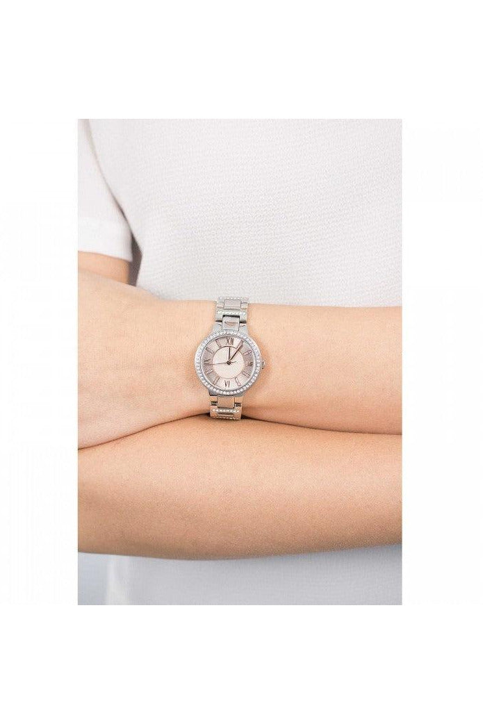  Shop Authentic Fossil Virginia Pink Dial Pink Steel Strap Watch for Women - ES4482 - Luxxuri