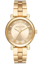  Shop Authentic Michael Kors Norie Gold Dial Gold Steel Strap Watch for Women - MK3560 - Luxxuri