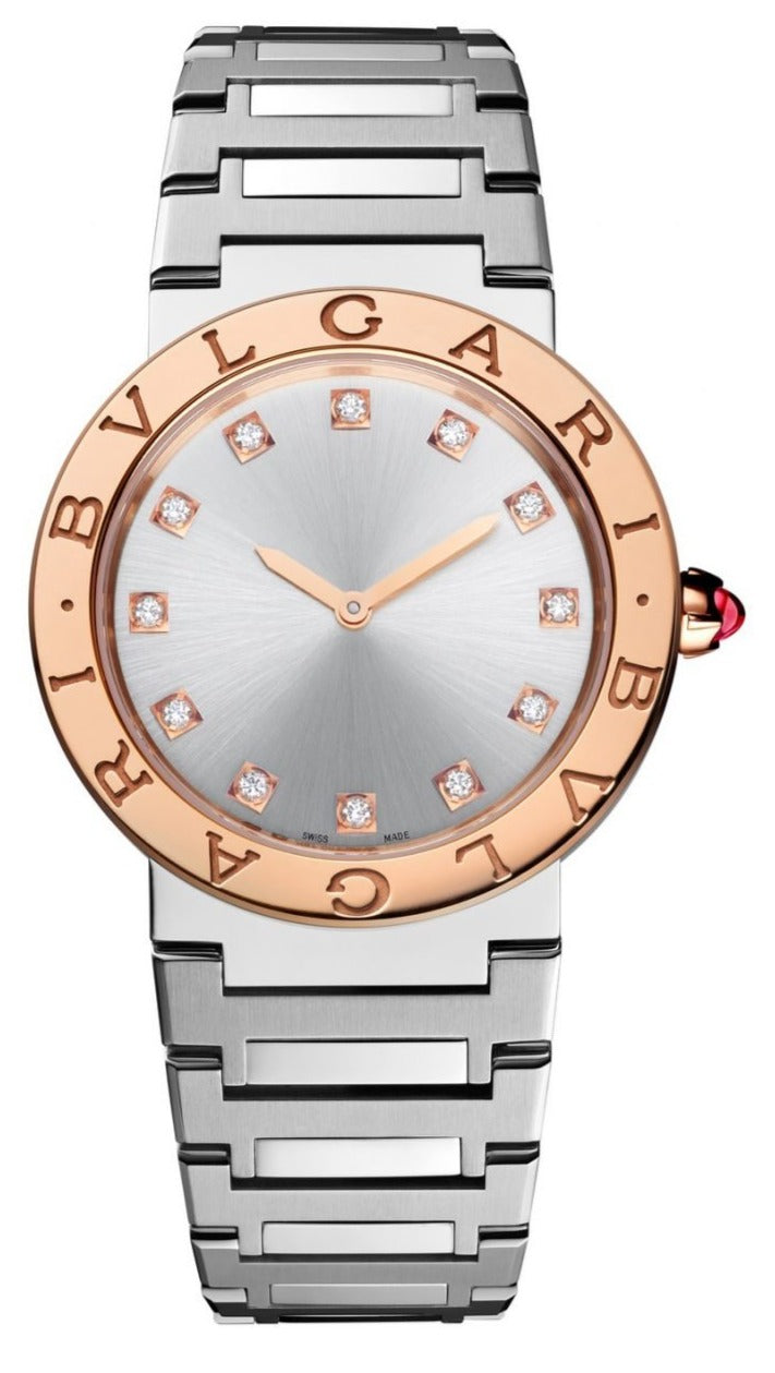  Shop Authentic Bvlgari Bvlgari Bvlgari Lady Diamonds Silver Dial Silver Steel Strap Watch for Women - BVLGARI103577 - Luxxuri