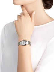  Shop Authentic Bvlgari Serpenti Seduttori Quartz White Dial Silver Steel Strap Watch for Women - SERPENTI103141 - Luxxuri