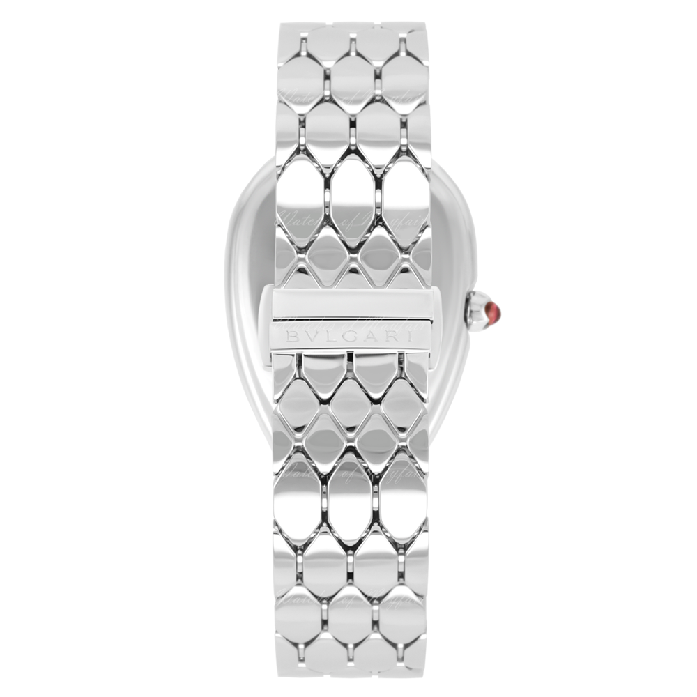  Shop Authentic Bvlgari Serpenti Seduttori Quartz White Dial Silver Steel Strap Watch for Women - SERPENTI103141 - Luxxuri