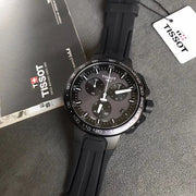  Shop Authentic Tissot T Race Cycling Chronograph Black Dial Black Rubber Strap Watch For Men - T111.417.37.441.03 - Luxxuri