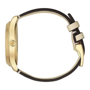 Shop Authentic Gucci G Timeless White Dial White Leather Strap Watch For Women - YA1264096 - Luxxuri