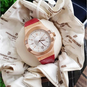  Shop Authentic Maserati Potenza Silver Dial Red Leather Strap Watch For Women - R8851108501 - Luxxuri