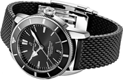  Shop Authentic Breitling Superocean Heritage B20 Automatic 44 Black Dial Black Mesh Bracelet Watch for Men - AB2030121B1S1 - Luxxuri