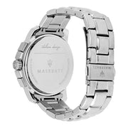  Shop Authentic Maserati Successo Chronograph Black Dial Silver Steel Strap Watch For Men - R8873621001 - Luxxuri