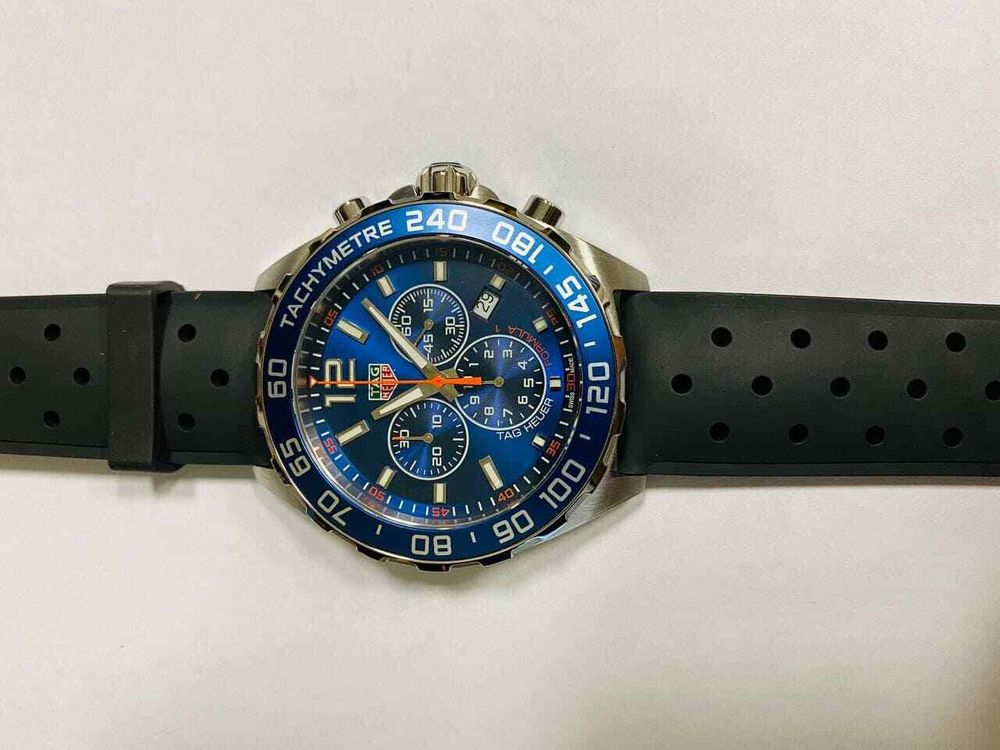  Shop Authentic Tag Heuer Formula 1 Blue Dial Black Rubber Strap Watch for Men - CAZ1014.FT8024 - Luxxuri