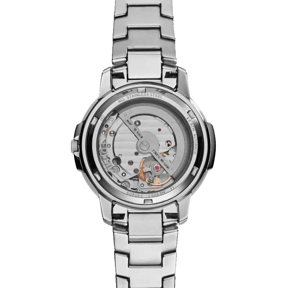  Shop Authentic Fossil Architect Automatic Silver Dial Silver Steel Strap Watch for Women - ME3057 - Luxxuri