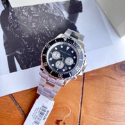  Shop Authentic Michael Kors Everest Chronograph Black Dial Silver Steel Strap Watch For Men - MK8256 - Luxxuri