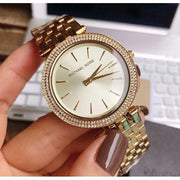  Shop Authentic Michael Kors Darci Silver Dial Gold Stainless Steel Strap Watch for Women - MK3191 - Luxxuri