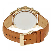  Shop Authentic Michael Kors Lexington Chronograph Gold Dial Brown Leather Strap Watch For Men - MK8447 - Luxxuri