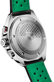  Shop Authentic Tag Heuer Formula 1 Calibre 16 Automatic Chronograph Green Dial Black Leather Strap Watch for Men - CAZ2016.FC6473 - Luxxuri