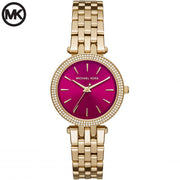  Shop Authentic Michael Kors Darci Pink Dial Gold Steel Strap Watch for Women - MK3444 - Luxxuri