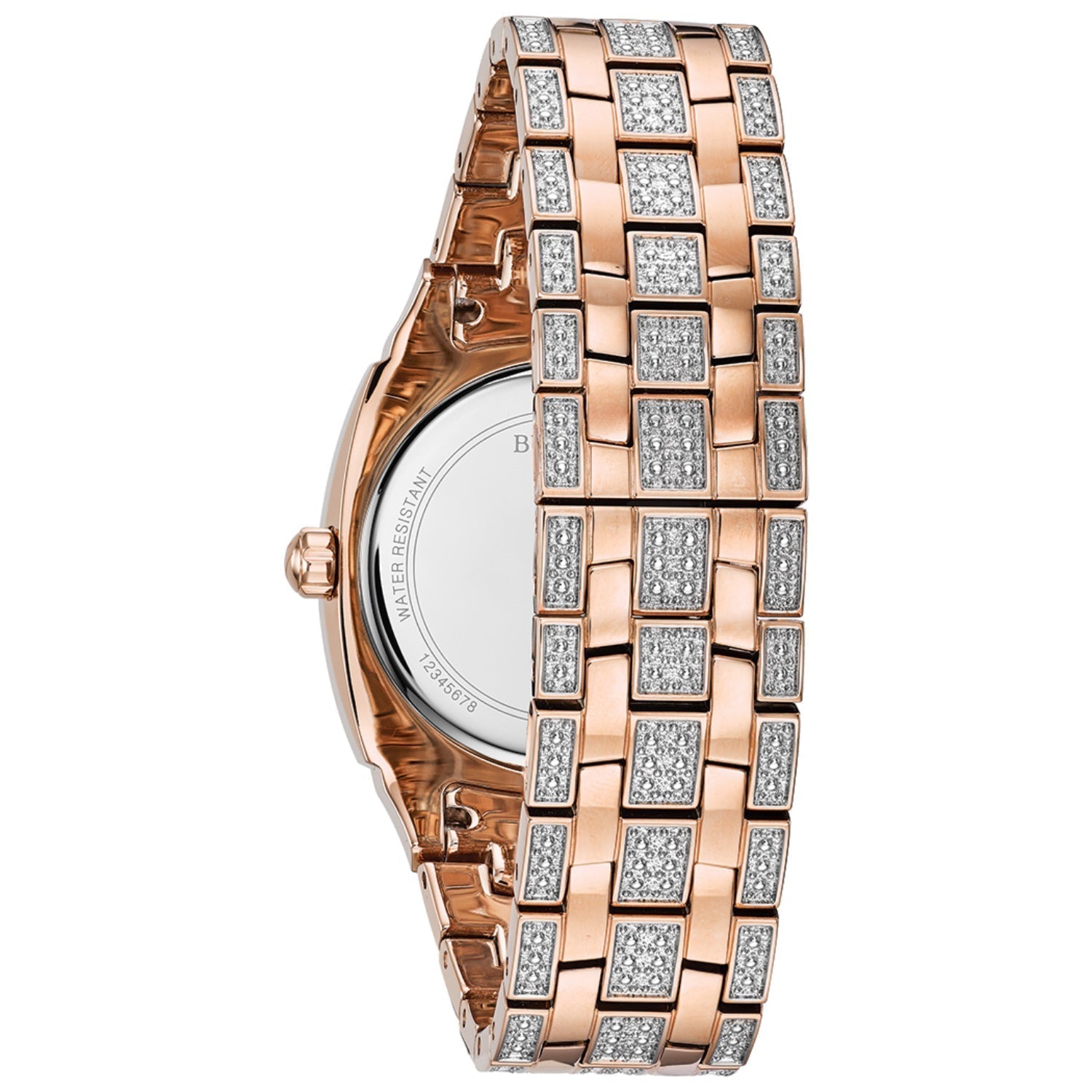  Shop Authentic Bulova Crystal Collection Silver Crystals Dial Two Tone Steel Strap Watch for Women - 98L235 - Luxxuri