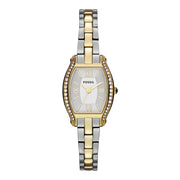  Shop Authentic Fossil Molly Silver Dial Two Tone Steel Strap Watch for Women - ES3287 - Luxxuri