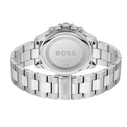  Shop Authentic Hugo Boss Troper Chronograph Blue Dial Silver Steel Strap Watch For Men - 1514057 - Luxxuri
