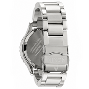 Nixon 42-20 Chrono Silver Dial Silver Steel Strap Watch for Men - A037-710