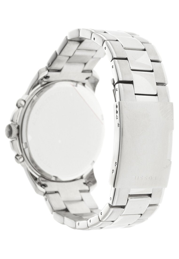  Shop Authentic Fossil Grant Chronograph Black Dial Silver Steel Strap Watch for Men - FS4736 - Luxxuri