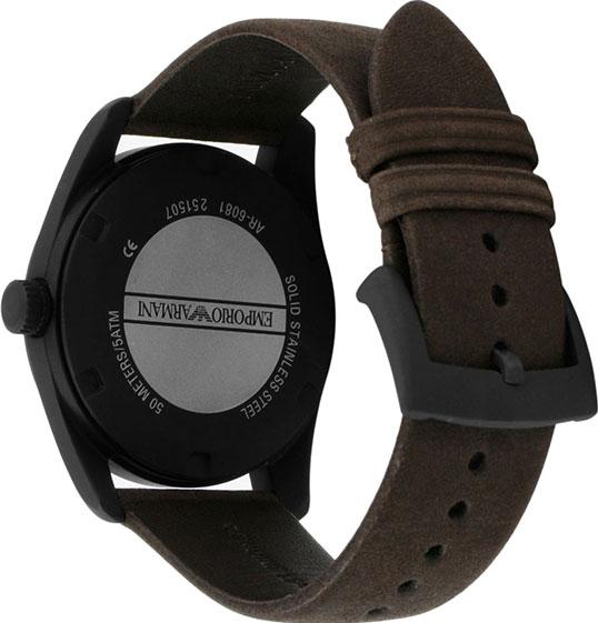 Shop Authentic Emporio Armani Sportivo Chronograph Beige Dial Brown Leather Strap Watch For Men - AR6081 - Luxxuri
