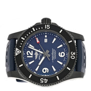  Shop Authentic Breitling Superocean Automatic 46mm Blue Dial Blue Rubber Strap Watch for Men - M17368D71C1S1 - Luxxuri