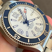  Shop Authentic Breitling Superocean 42mm White Dial Silver Steel Strap Watch for Men - A17366D81A1A1 - Luxxuri