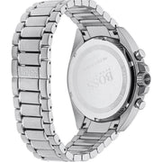  Shop Authentic Hugo Boss Chronograph Black Dial Silver Steel Strap Watch for Men - 151080 - Luxxuri