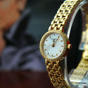  Shop Authentic Tissot T-Lady Lovely Mother of Pearl Dial Gold Steel Strap Watch For Women - T058.009.63.116.00 - Luxxuri