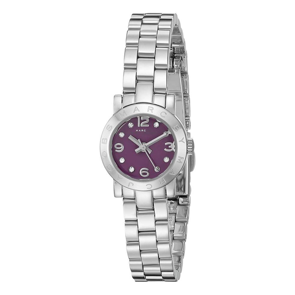 Shop Authentic Marc Jacobs Amy Purple Dial Silver Steel Strap Watch for Women - MBM3228 - Luxxuri