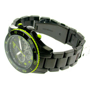  Shop Authentic Marc Jacobs Rock Chronograph Black Dial Black Steel Strap Watch for Men - MBM5026 - Luxxuri