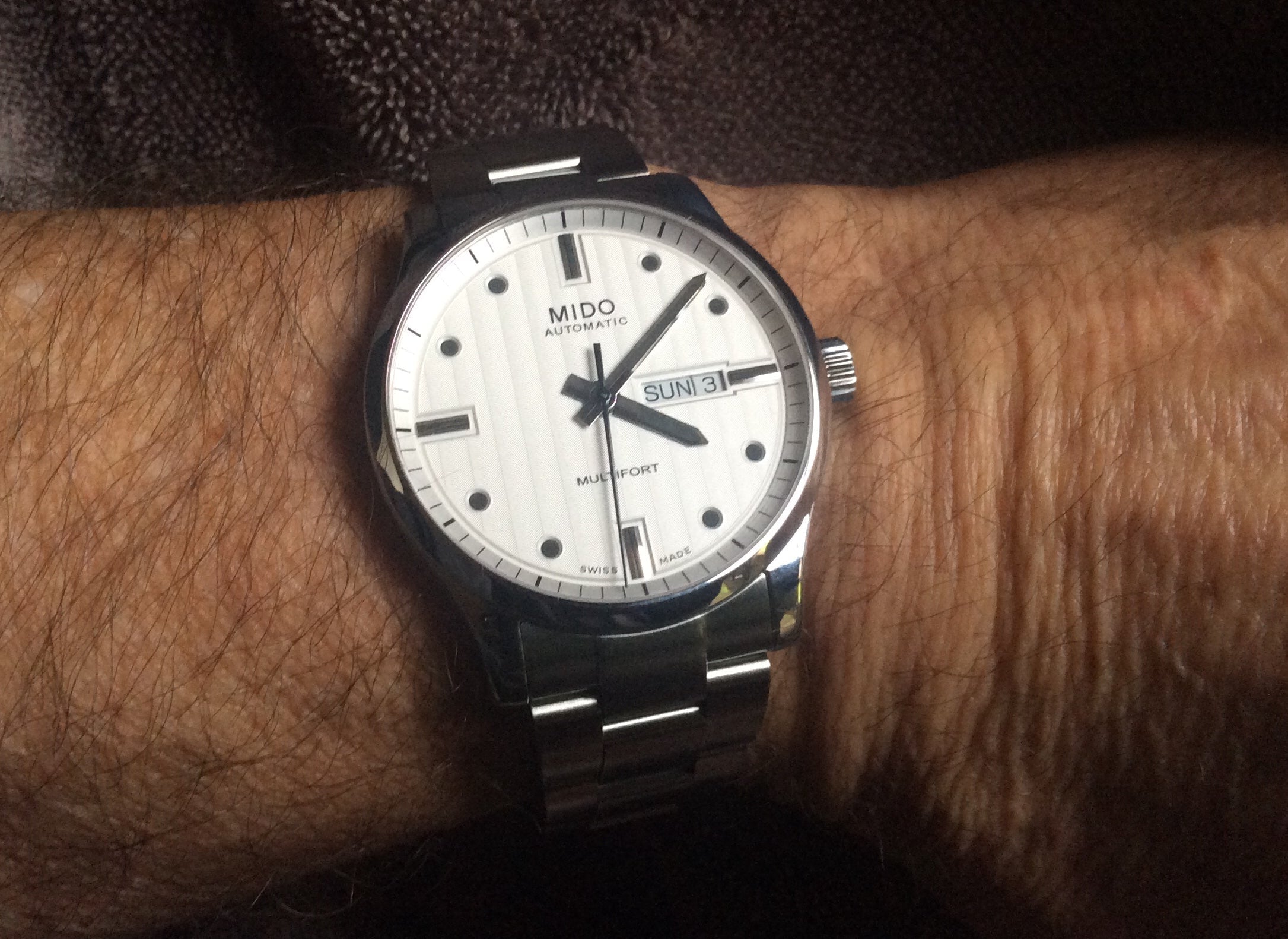  Shop Authentic Mido Multifort Automatic Silver Dial Silver Steel Strap Watch For Men - M005.430.11.031.80 - Luxxuri